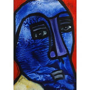 Abrar Ahmed, 06 x 08 Inch, Oil on Cardboard, Figurative Painting, AC-AA-445